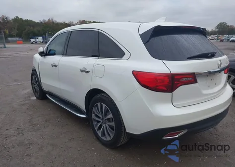 2014 Acura Mdx Technology Package из США, поврежденный, VIN 5FRYD3H42EB018085